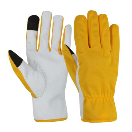 Goat Skin Assembly Gloves Touch Screen