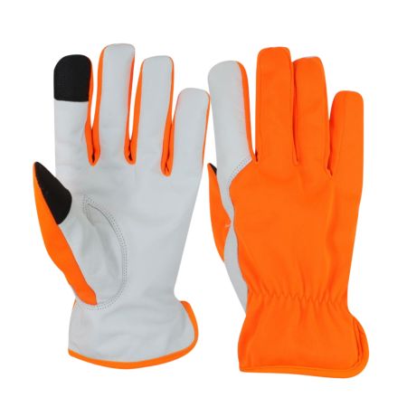 Goat Skin Assembly Gloves Touch Screen