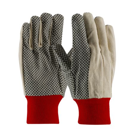 Cotton Gloves PVC Dotted