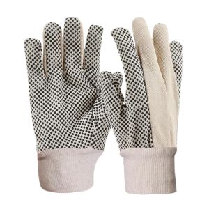 Cotton Gloves PVC Dotted
