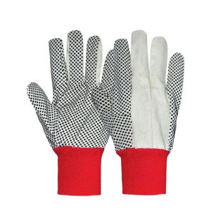 Cotton Gloves PVC Dotted