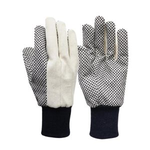 Cotton Gloves PVC Dotted