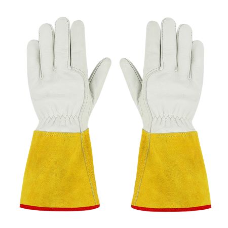 Tig Welding Gloves Yellow Cuff