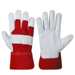 Work Gloves Red Cuff